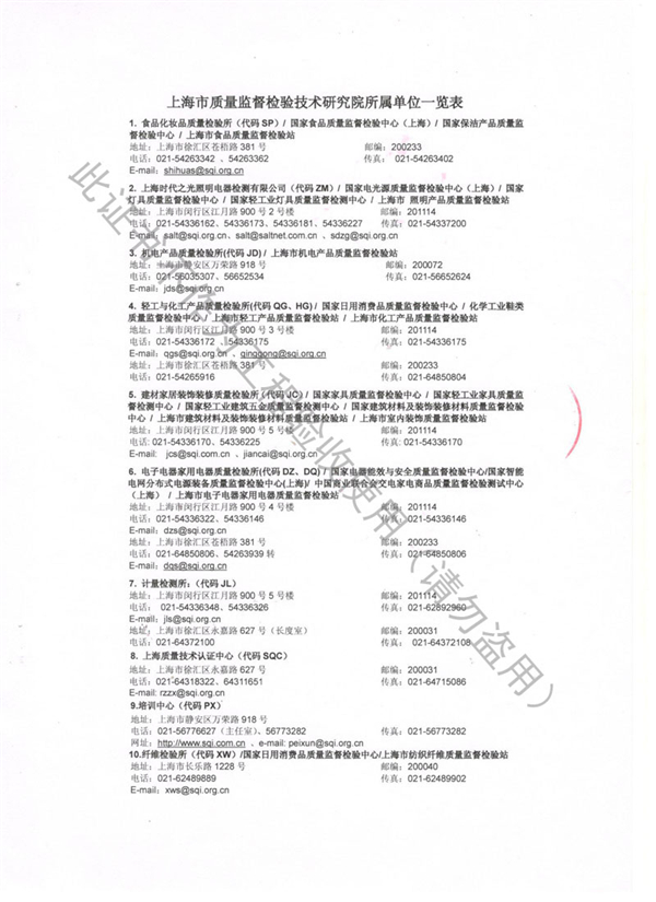 【资质证书】ZTY型吊式弹簧减震器检测报告“上海质监局”