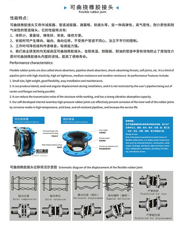 EPDM型三元乙丙橡胶接头 EPDM型三元乙丙橡胶接头